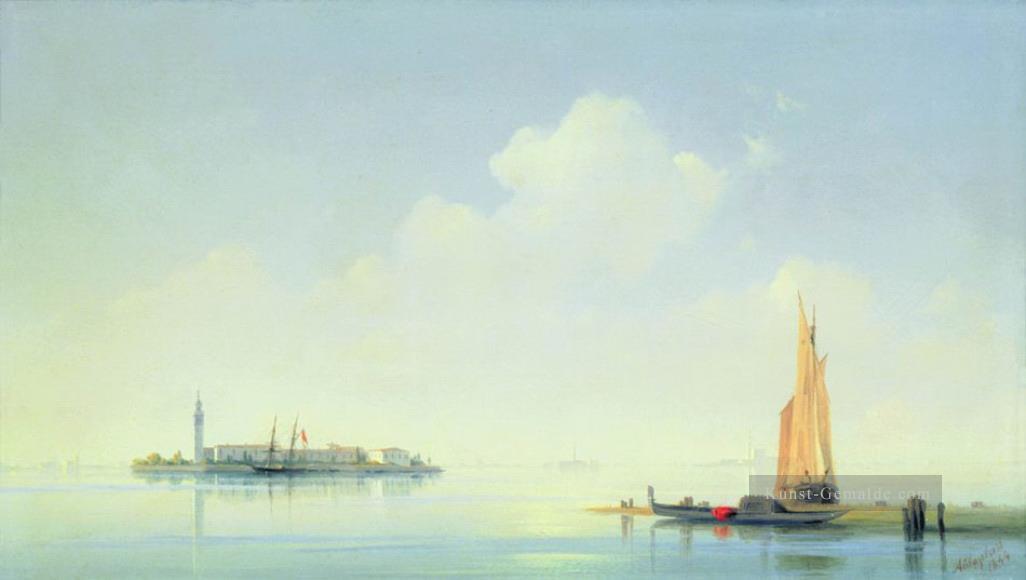 Ivan Aiwasowski den Hafen von Venedig die Insel San Georgio Seestücke Ölgemälde